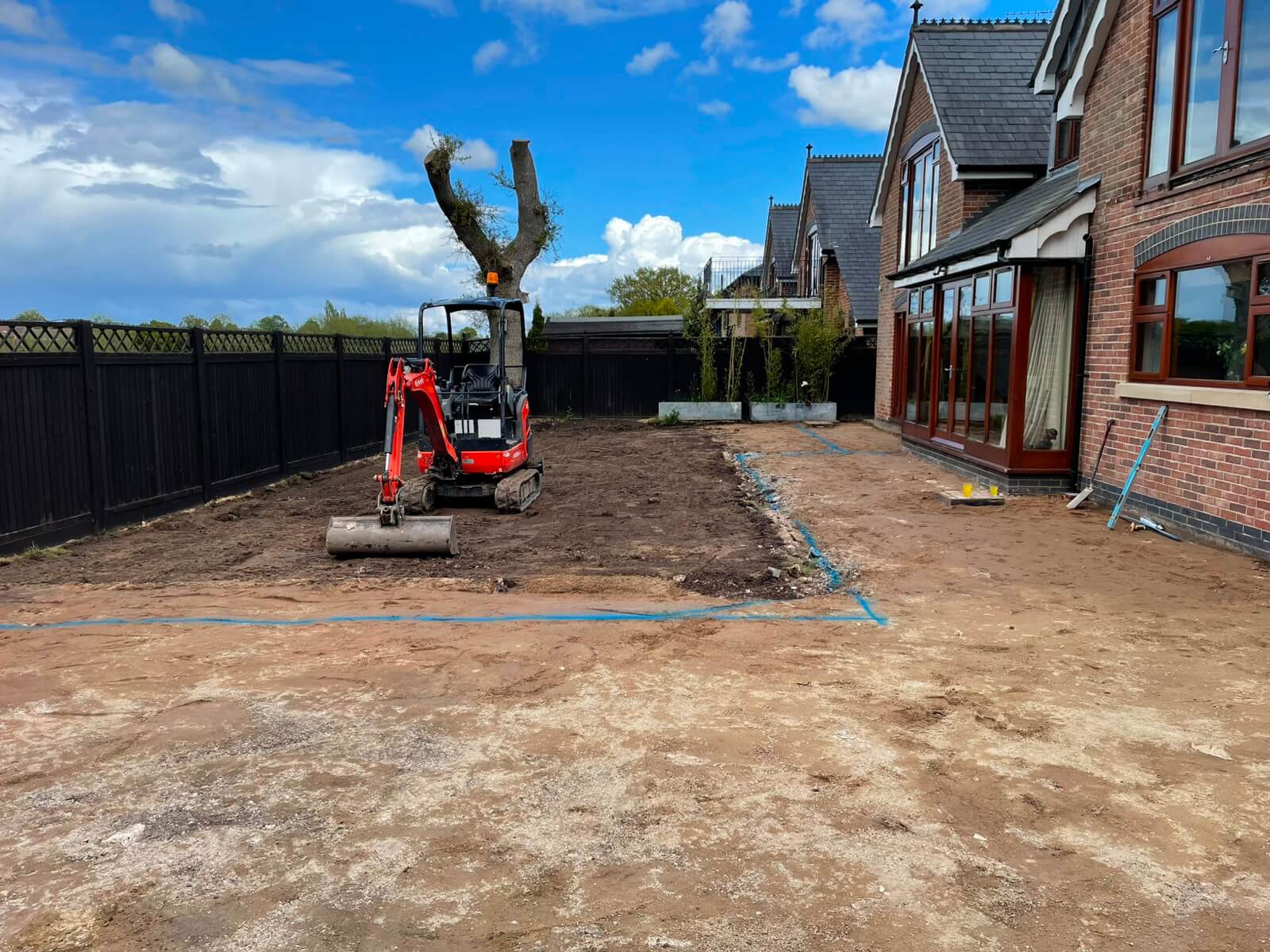 Residential garden transformation completed by Cheshire landscaping specialists